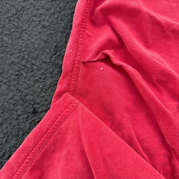 Vintage US Expedition Cargo Pants Red Zippered Y2K Size L - Picture 5 of 9